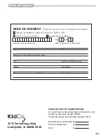 Предварительный просмотр 17 страницы Kidco The Metro Gateway G170 User Manual