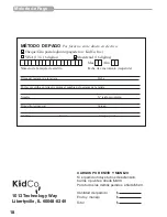 Предварительный просмотр 18 страницы Kidco The Metro Gateway G170 User Manual