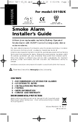 Preview for 1 page of Kidde 0910UK Installer'S Manual