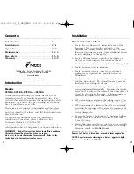 Preview for 2 page of Kidde 0915CA User Manual