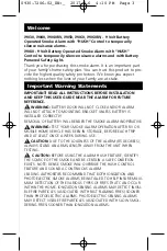 Preview for 3 page of Kidde 0915E User Manual