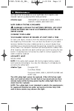 Preview for 12 page of Kidde 0915E User Manual