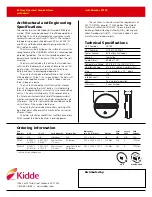 Preview for 2 page of Kidde 0916E Brochure & Specs