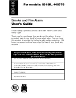 Preview for 1 page of Kidde 0918K User Manual