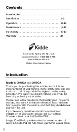 Preview for 2 page of Kidde 0945CA Manual