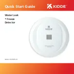 Preview for 1 page of Kidde 60WLDR-W Quick Start Manual