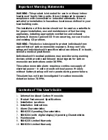 Preview for 4 page of Kidde 900-0234 User Manual