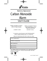 Kidde 900-0259 User Manual предпросмотр