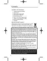 Preview for 2 page of Kidde 900-0259 User Manual