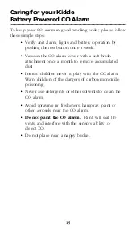 Preview for 15 page of Kidde 9CO5 Owner'S Manual