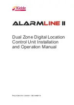 Preview for 1 page of Kidde Alarmline II Installation And Operation Manual