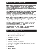 Preview for 4 page of Kidde C3010-CA User Manual