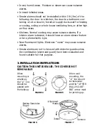 Предварительный просмотр 5 страницы Kidde FIRE SENTRY 0914 User Manual