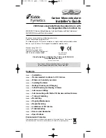Preview for 1 page of Kidde Fyrnetics 423/9HIR Installer'S Manual