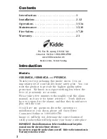 Preview for 2 page of Kidde i12020ACA Manual