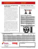 Preview for 2 page of Kidde i12060 Specifications