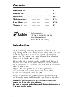 Preview for 2 page of Kidde i9010CA User Manual