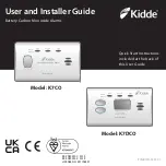 Kidde K7CO User And Installer Manual preview