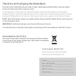 Preview for 2 page of Kidde K7CO User And Installer Manual