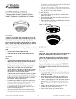 Предварительный просмотр 1 страницы Kidde KI-HRD Installation Sheet