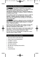 Preview for 4 page of Kidde KN-COB-LCB-A User Manual