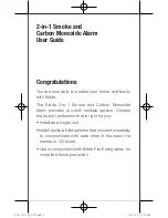 Предварительный просмотр 2 страницы Kidde KN-COSM-B-RF User Manual