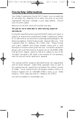 Preview for 29 page of Kidde KN-COSM-BA User Manual