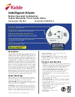 Preview for 1 page of Kidde KN-COSM-XTR-B Specifications