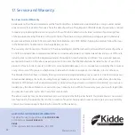 Предварительный просмотр 32 страницы Kidde P4010ACS-W User Manual