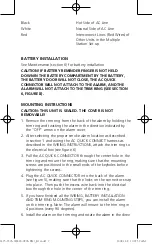 Preview for 7 page of Kidde PI 2000 User Manual