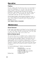 Preview for 14 page of Kidde PI9000CA User Manual