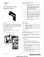 Предварительный просмотр 1 страницы Kidde SA-USB Installation Sheet