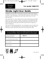 Preview for 1 page of Kidde SLED177i User Manual