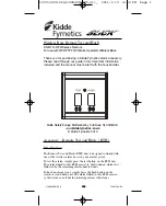 Kidde SLICK KN-RTH-RF Quick Start Manual предпросмотр