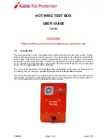 Kidde TM0098 User Manual preview