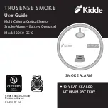 Preview for 2 page of Kidde TRUSENSE SMOKE 2050-DS10 User Manual