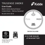 Предварительный просмотр 2 страницы Kidde TRUSENSE SMOKE 2050-DS10 User Manual