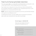 Preview for 3 page of Kidde TRUSENSE SMOKE 2050-DS10 User Manual