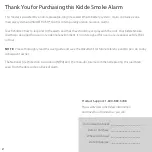 Preview for 2 page of Kidde TRUSENSE SMOKE 3050-VDS10 User Manual