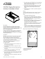 Preview for 1 page of Kidde VM-PMI Instalation Sheet