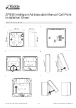 Preview for 1 page of Kidde ZP885 Installation Sheet