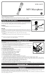 Предварительный просмотр 1 страницы KIDdesigns MA-070 Manual