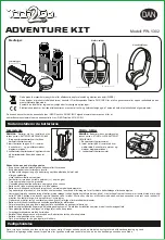 Preview for 2 page of KIDdesigns Tech2Go ADVENTURE KIT PW-V302 Manual