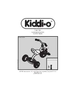 KIDDI-O 8142 Assembly Instructions Manual preview