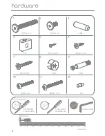 Предварительный просмотр 4 страницы Kiddicare Darcy Assembly Manual