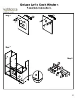 Preview for 5 page of Kiddicare Deluxe Let's Cook Kitchen Assembly Instructions Manual