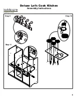 Preview for 6 page of Kiddicare Deluxe Let's Cook Kitchen Assembly Instructions Manual