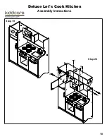 Preview for 10 page of Kiddicare Deluxe Let's Cook Kitchen Assembly Instructions Manual