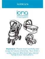 Kiddicare Iona Instruction Manual preview