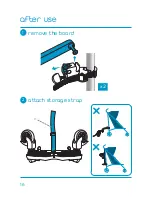 Предварительный просмотр 16 страницы Kiddicare Stride and ride Manual